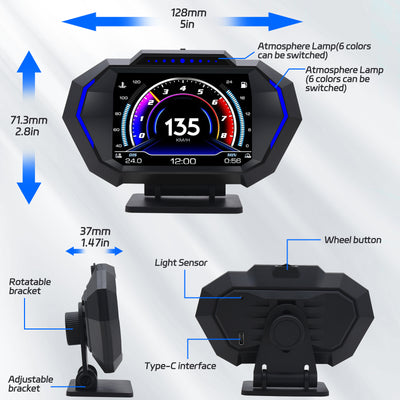 Liwogi Heads Up Display A3