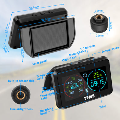 Liwogi T12 TPMS Tire Pressure Monitoring System - Liwogi Auto Parts